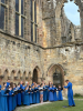 2025_08_24 Singing in the ruined cloister of the Priory Church Fun at Bolton Abbey image 3