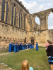 2025_08_24 Singing in the ruined cloister of the Priory Church Fun at Bolton Abbey image 4